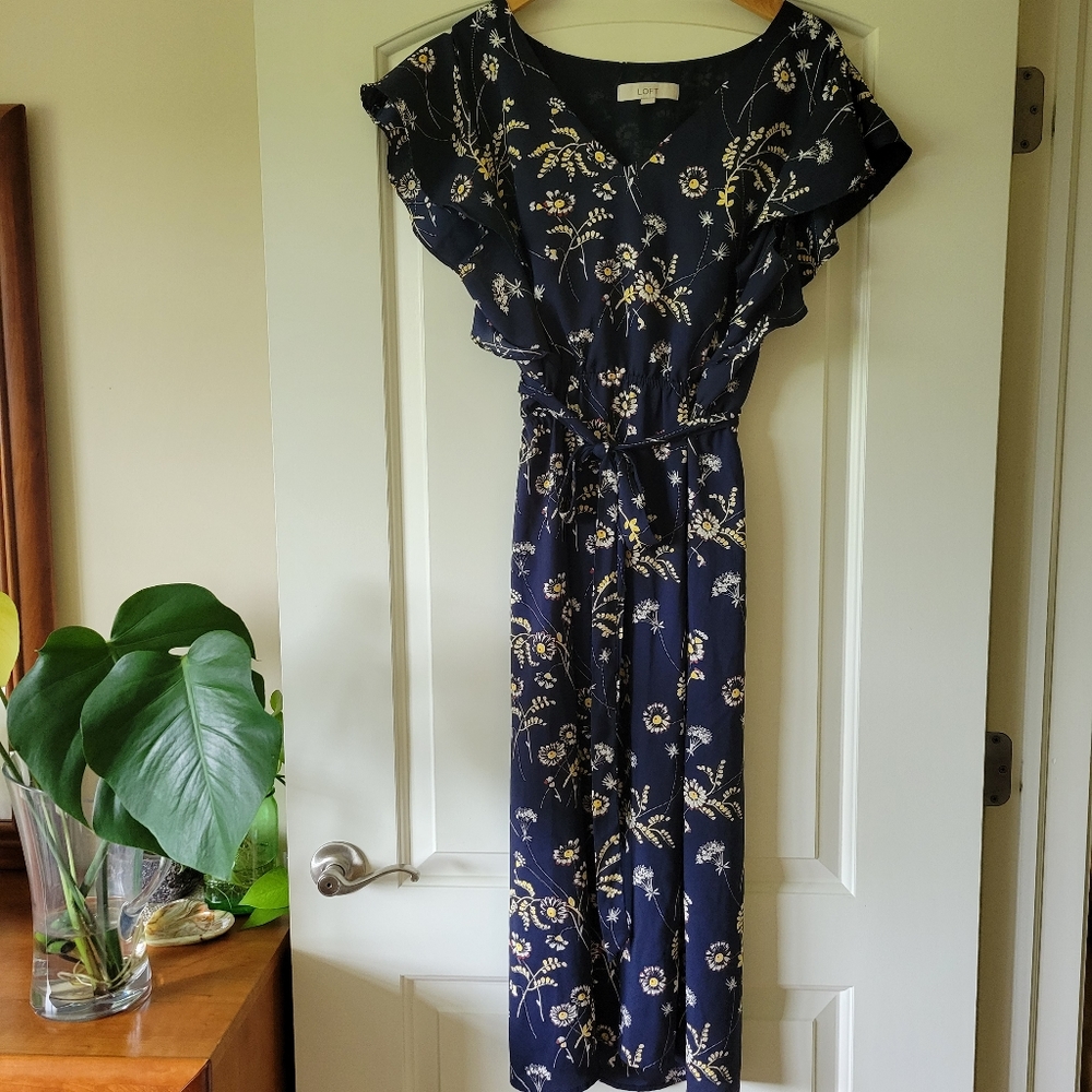 Loft Floral Printed Dress